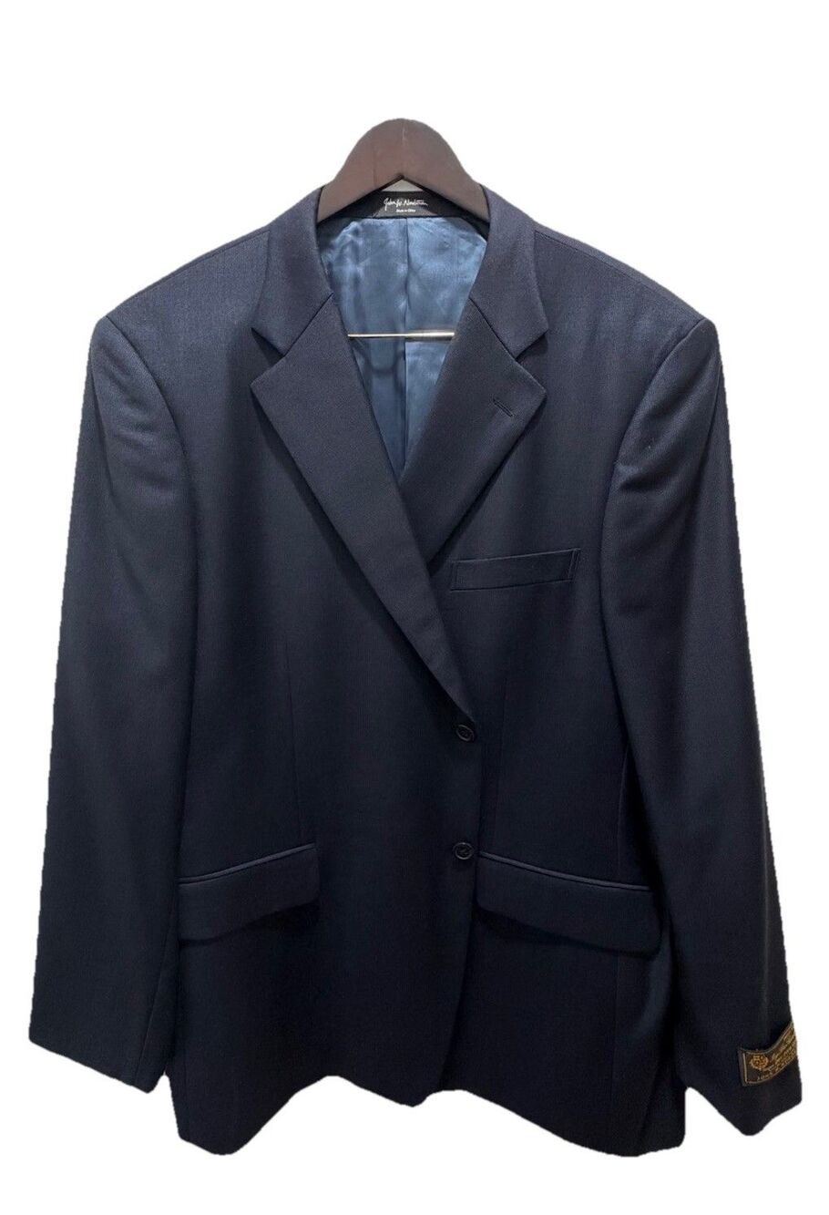 NWT Loro Piana Super 120s Wool Fabric John W Nordstrom 50R Navy Blazer MSRP $645